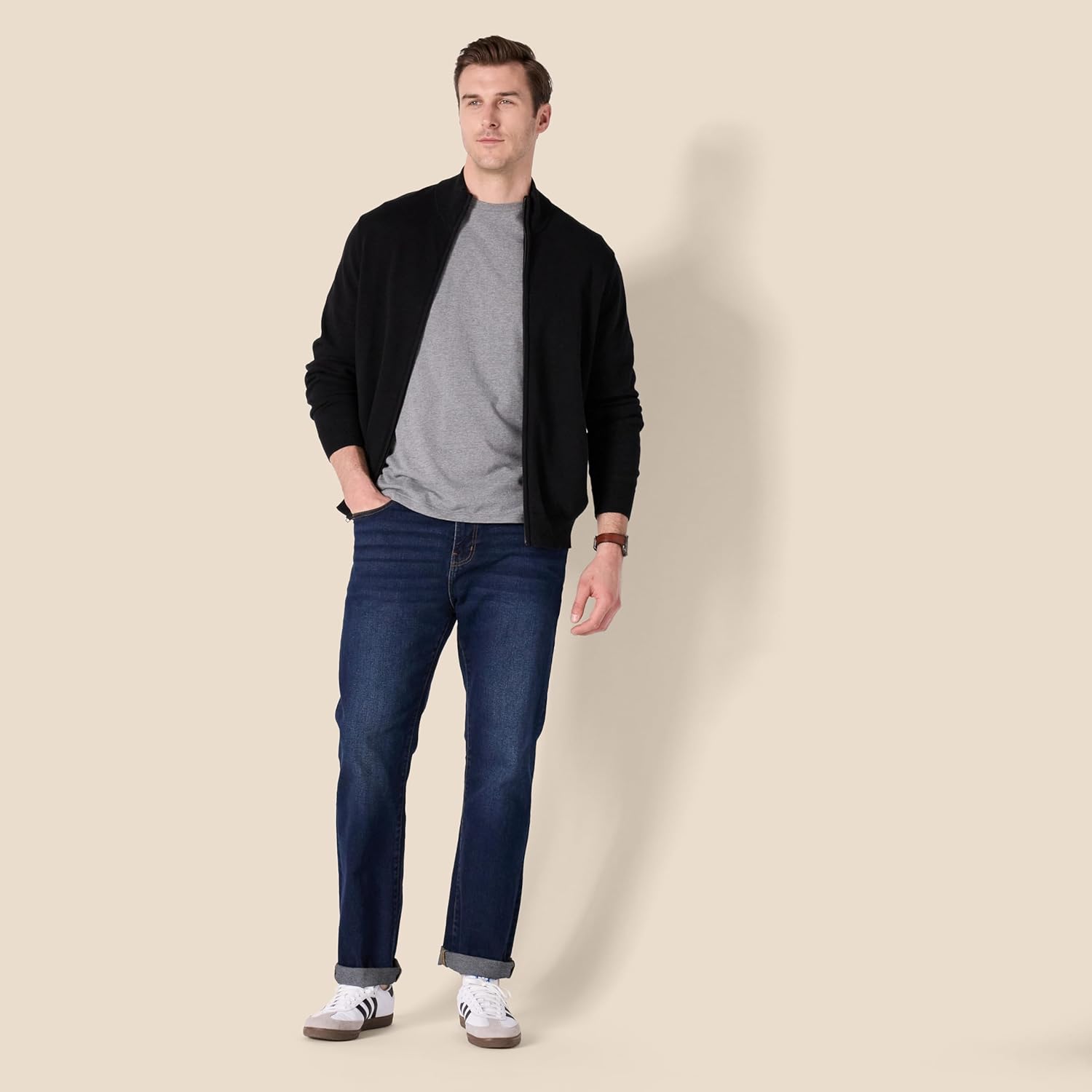 Thumbnail 6 de Amazon Essentials Men’s Full-Zip Cotton Jumper