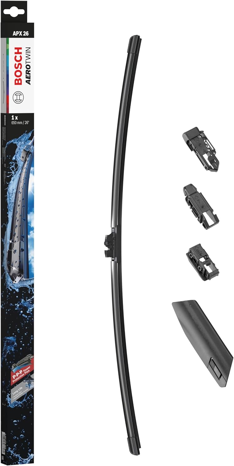 Detalle de Bosch APX26 Tergicristallo Aerotwin da 650 mm – High performance per parabrezza anteriore
