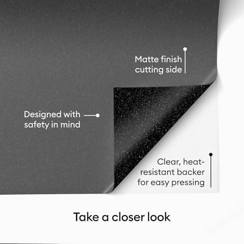 Thumbnail 4 de Cricut Vinilo Textil Negro 30,5 cm x 3 m 🎨