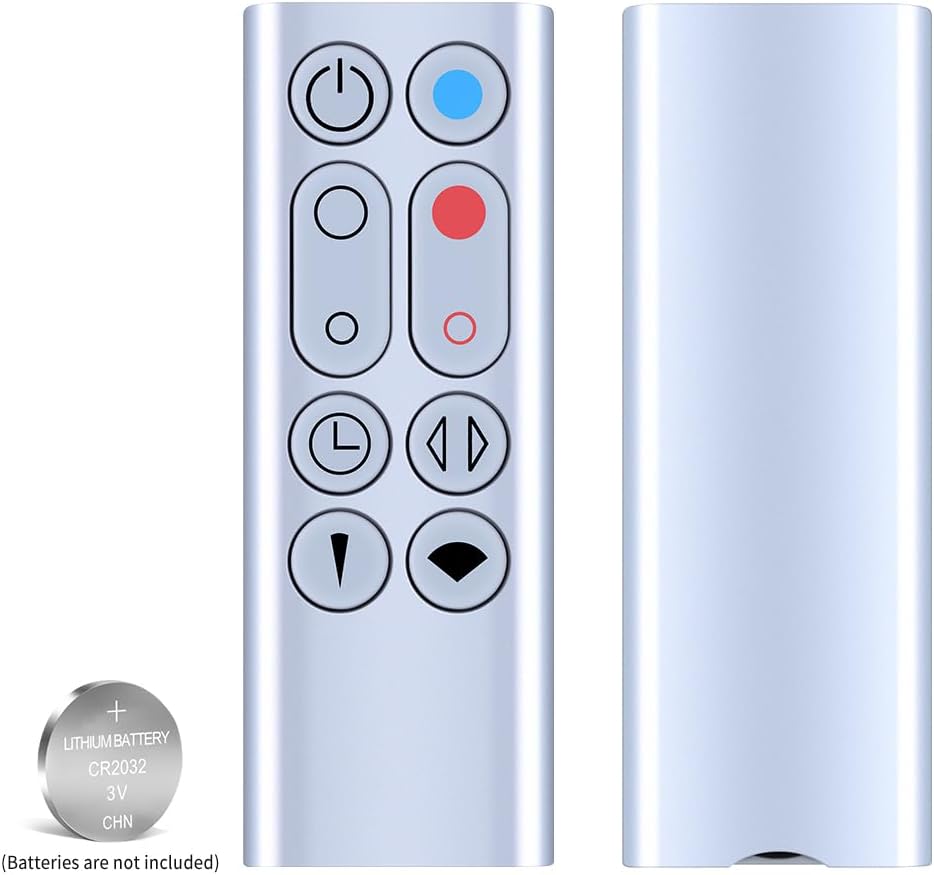 Detalle de TCNOUMT Replacement Remote for Dyson AM09 Air Purifier, Hot+Cool Bladeless Fan — No Magnetic Attraction Function