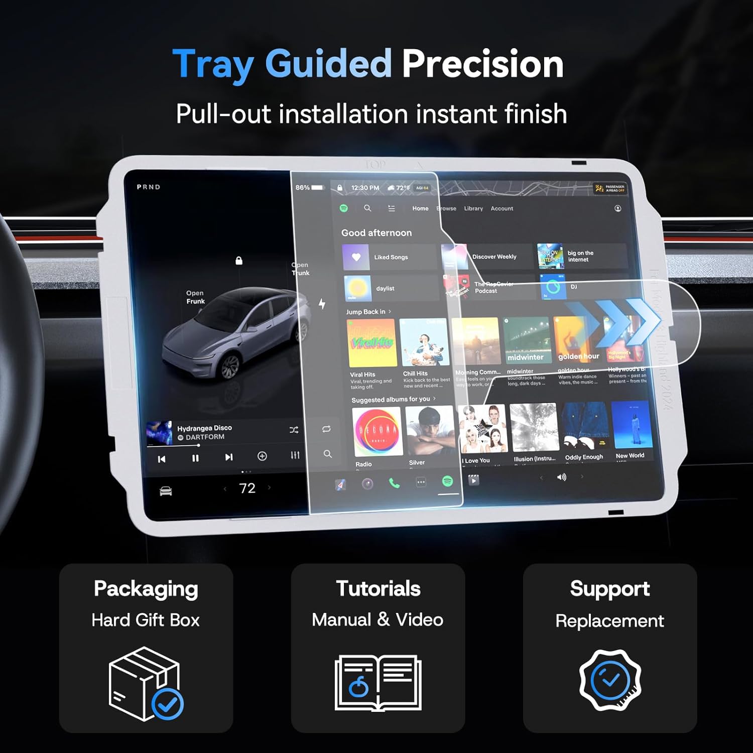 Thumbnail 5 de SUMK Screen Protector 15.4" for Model Y/3