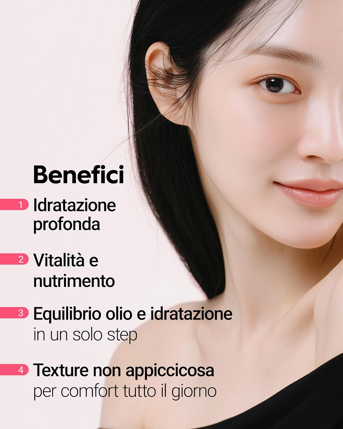 Detalle de Crema Viso SNP Prep Peptaronic – Idratante tutto-in-uno con 6 peptidi e 5 tipi di acido ialuronico (55 ml)