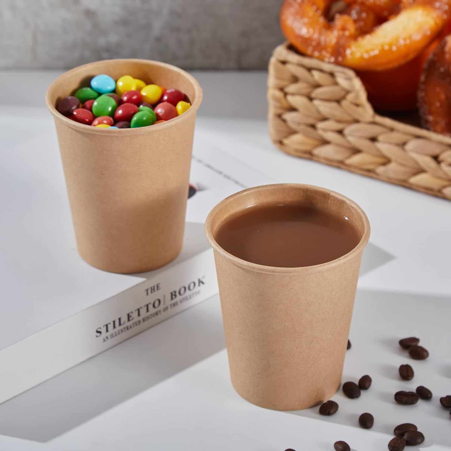 Thumbnail 6 de SIUQ 8 oz Kraft Paper Cups