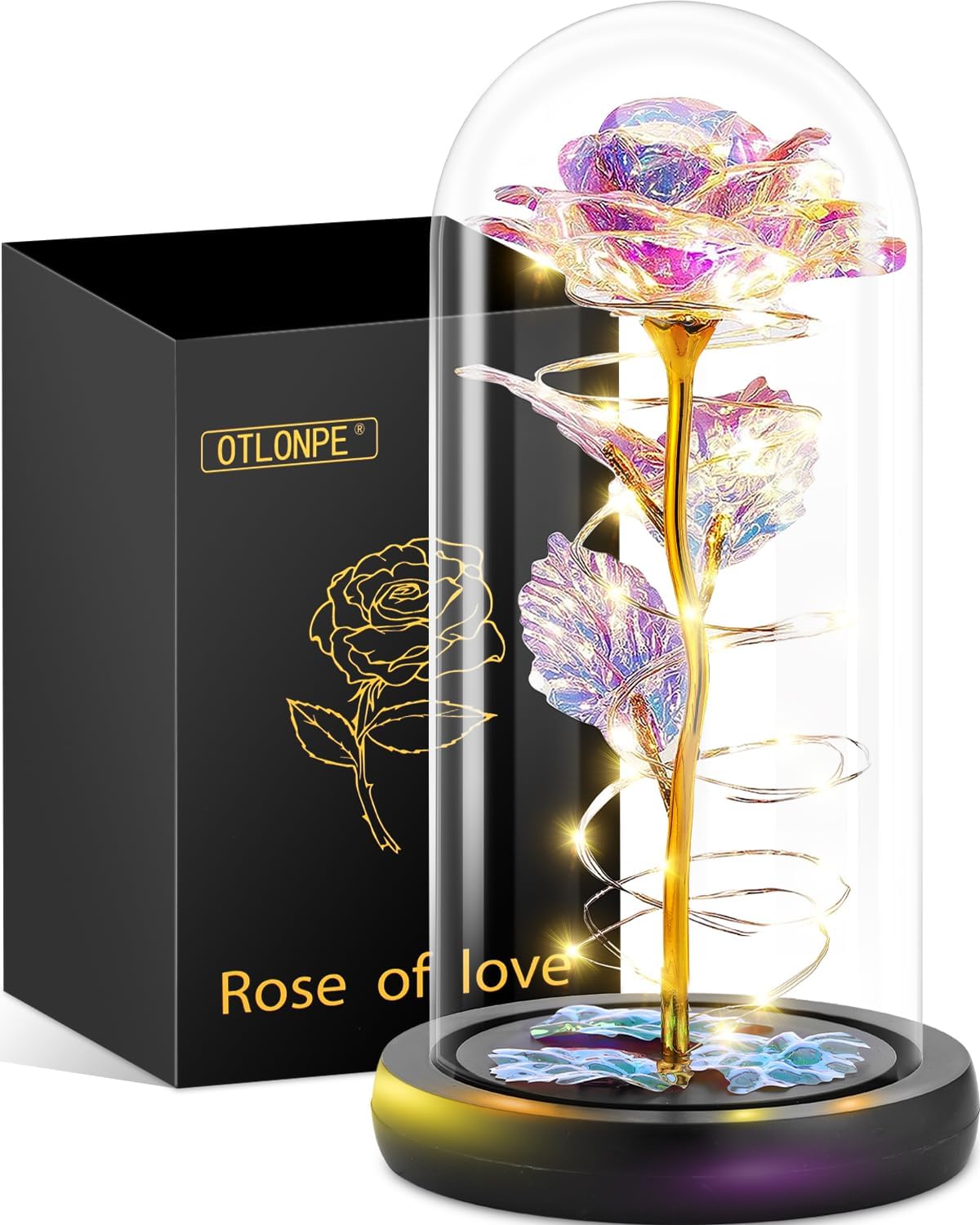 Otlonpe Valentinstag Rosen Geschenk Ewige Rose 🌹