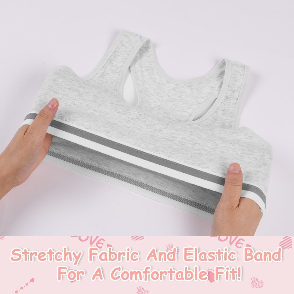 Thumbnail 4 de flintronic Reggiseno Sportivo Bambine 4 pezzi