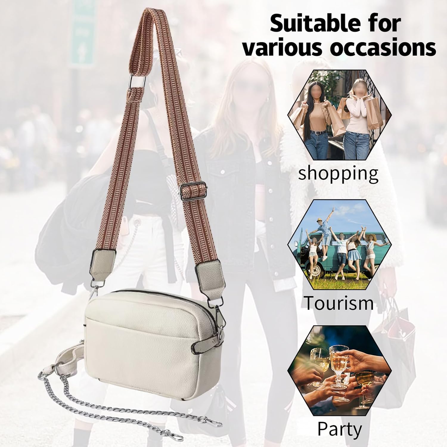 Thumbnail 6 de Cckuu Crossbody Bag 22x16x8cm