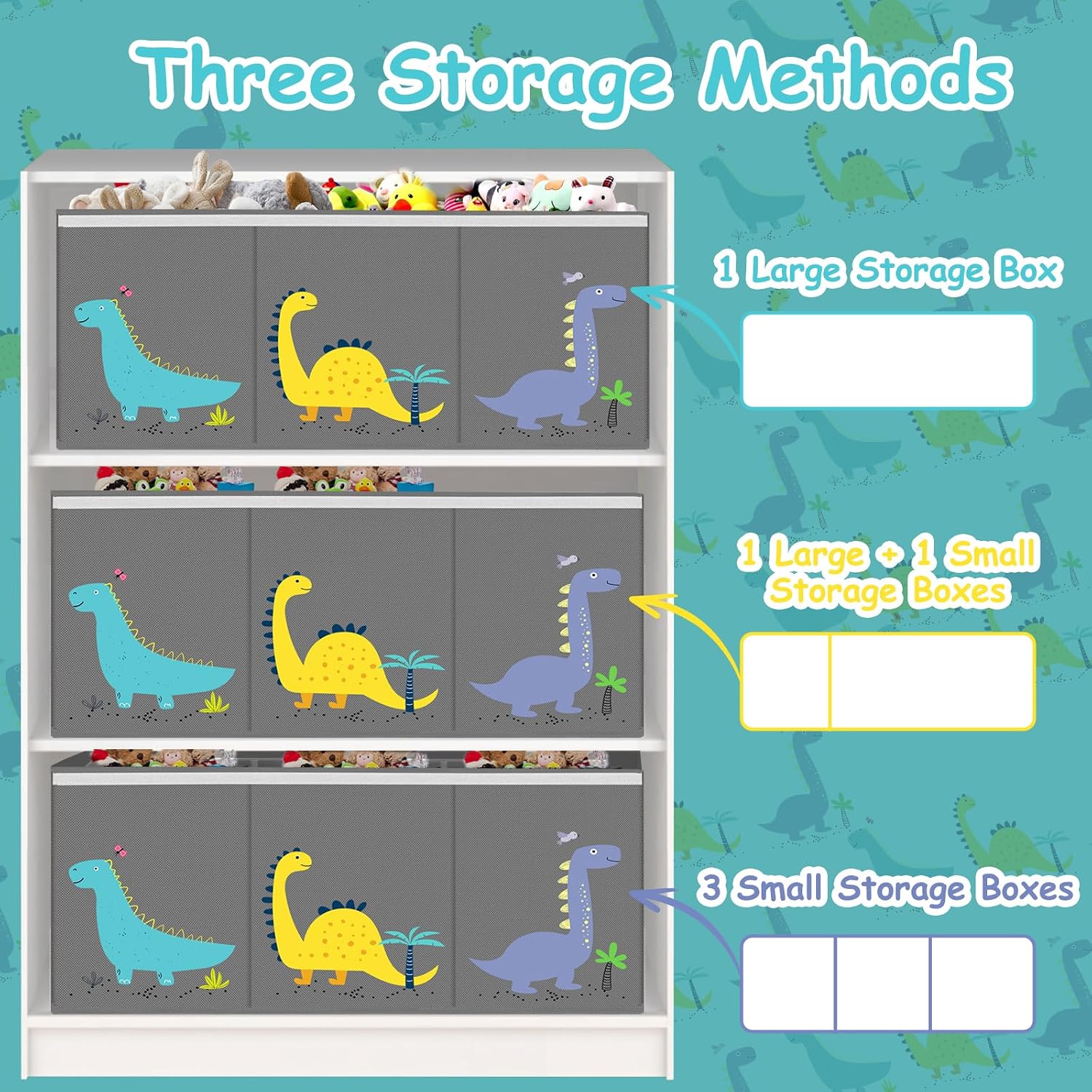 Thumbnail 4 de Extra Large Toy Box Storage for Boys Girls