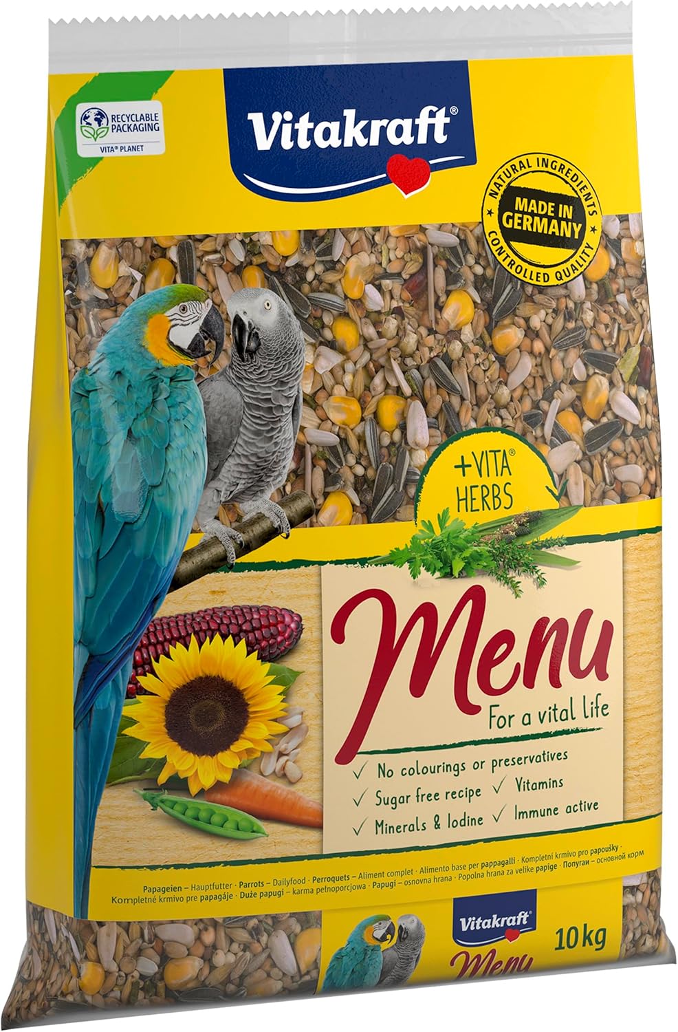 Vitakraft Menu 10 kg nourriture perroquets 🐦