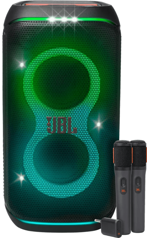 JBL Partybox Club 120 mit Mikrofonset 30 m