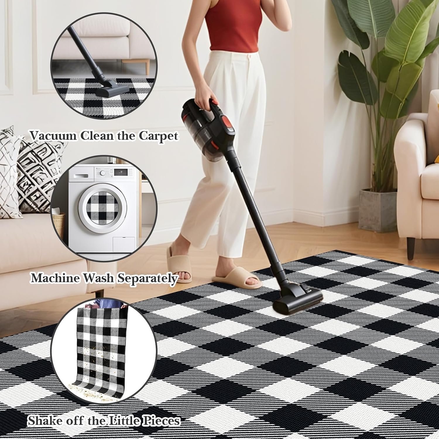Detalle 2 de SofterCharm Outdoor Rug, 2'4" x 3'7