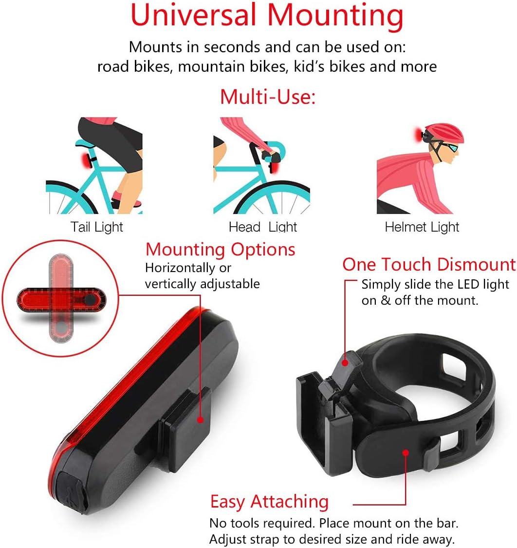 Thumbnail 5 de Volcano Eye Rear Bike Lights 2 Pack