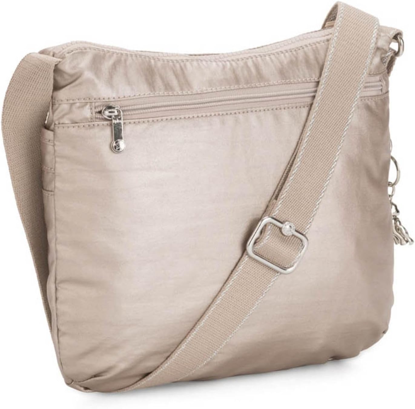 Detalle 1 de Kipling Arto bandolera mediana moda plata