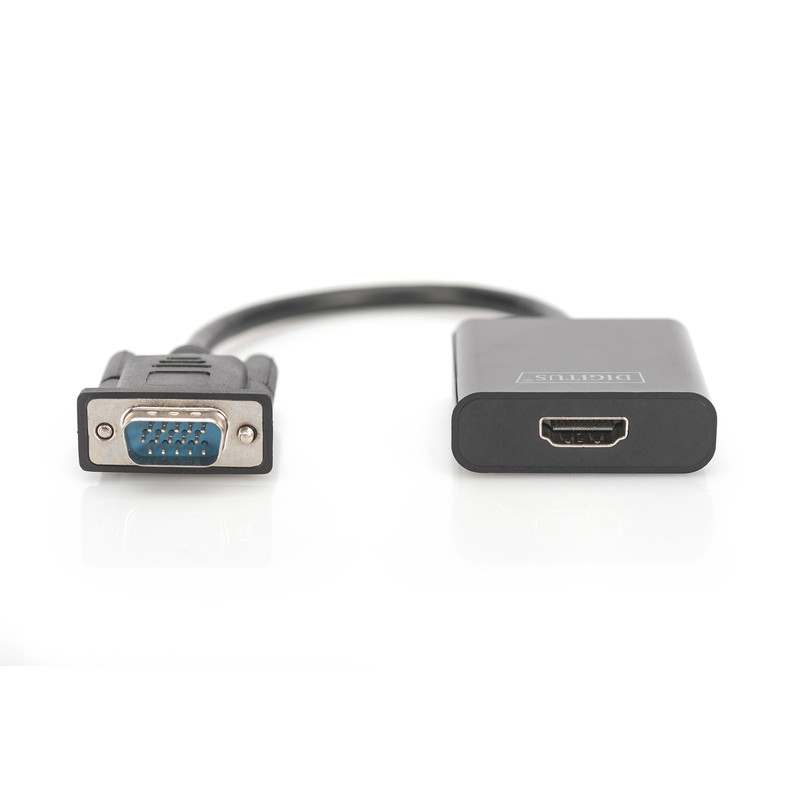 Detalle 1 de Digitus Convertidor VGA-HDMI: conecta tus dispositivos antiguos a pantallas modernas