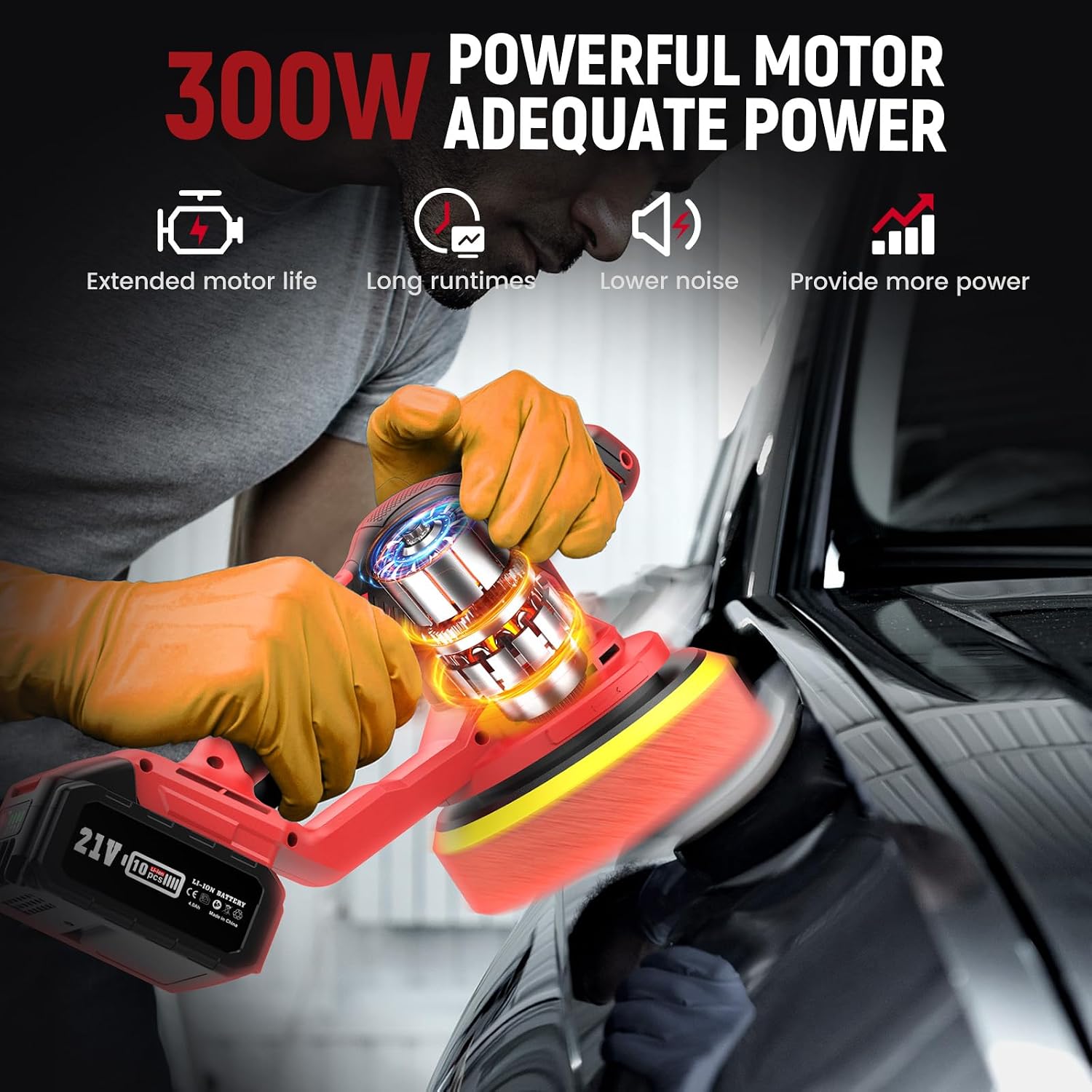 Detalle 2 de Avhrit Updated Cordless Polisher 5500 RPM