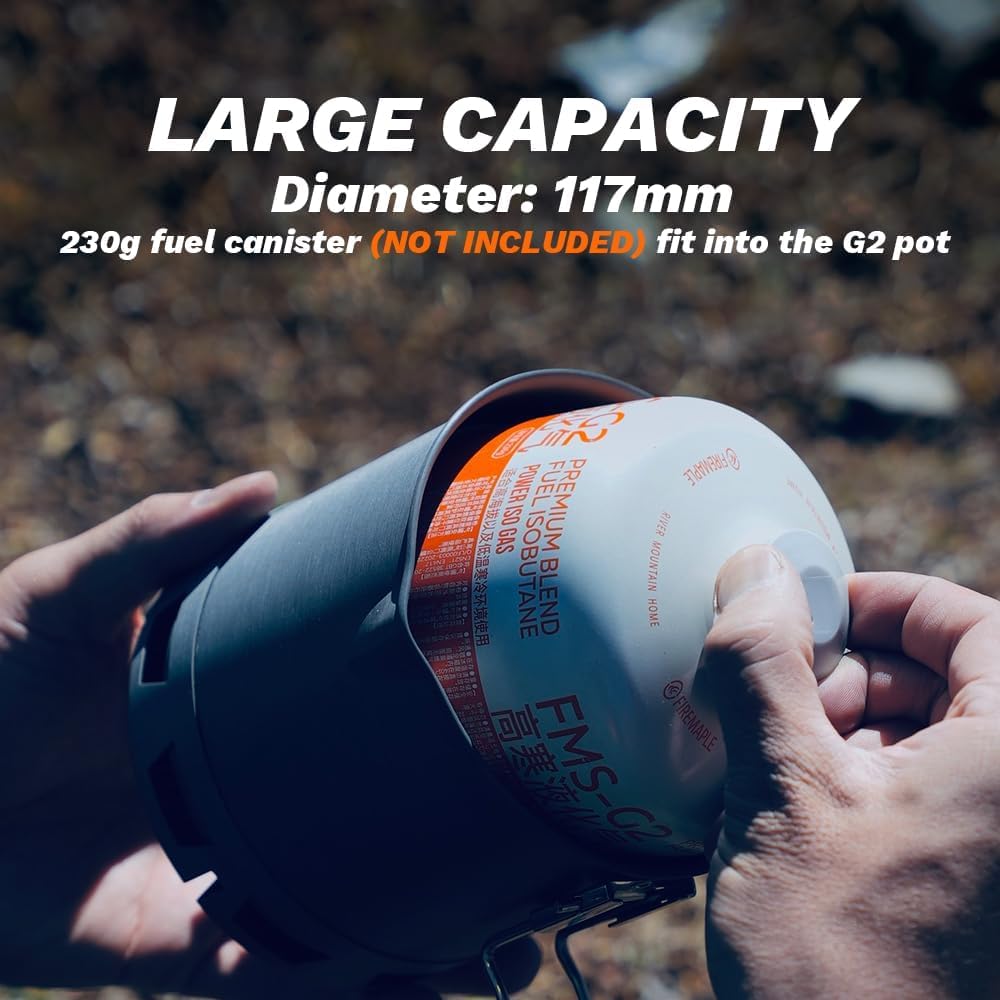 Thumbnail 4 de Fire-Maple Ultralight Camping Pot: Lightweight Heat Exchanger Set for Backpackers