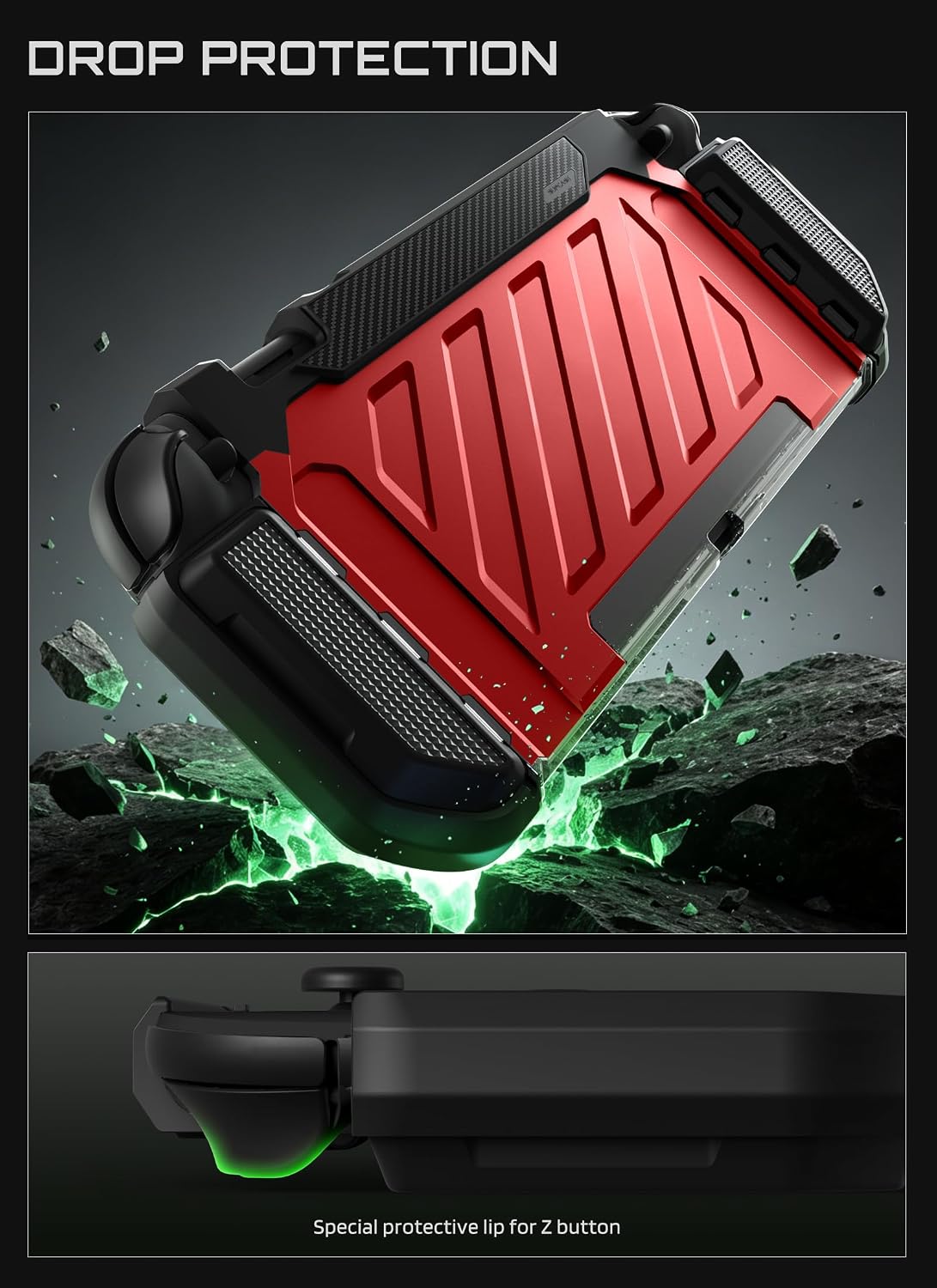 Thumbnail 3 de SUPCASE SUP-Switch2025-UBPro Nintendo Switch 2 Case, Red Hard Shell