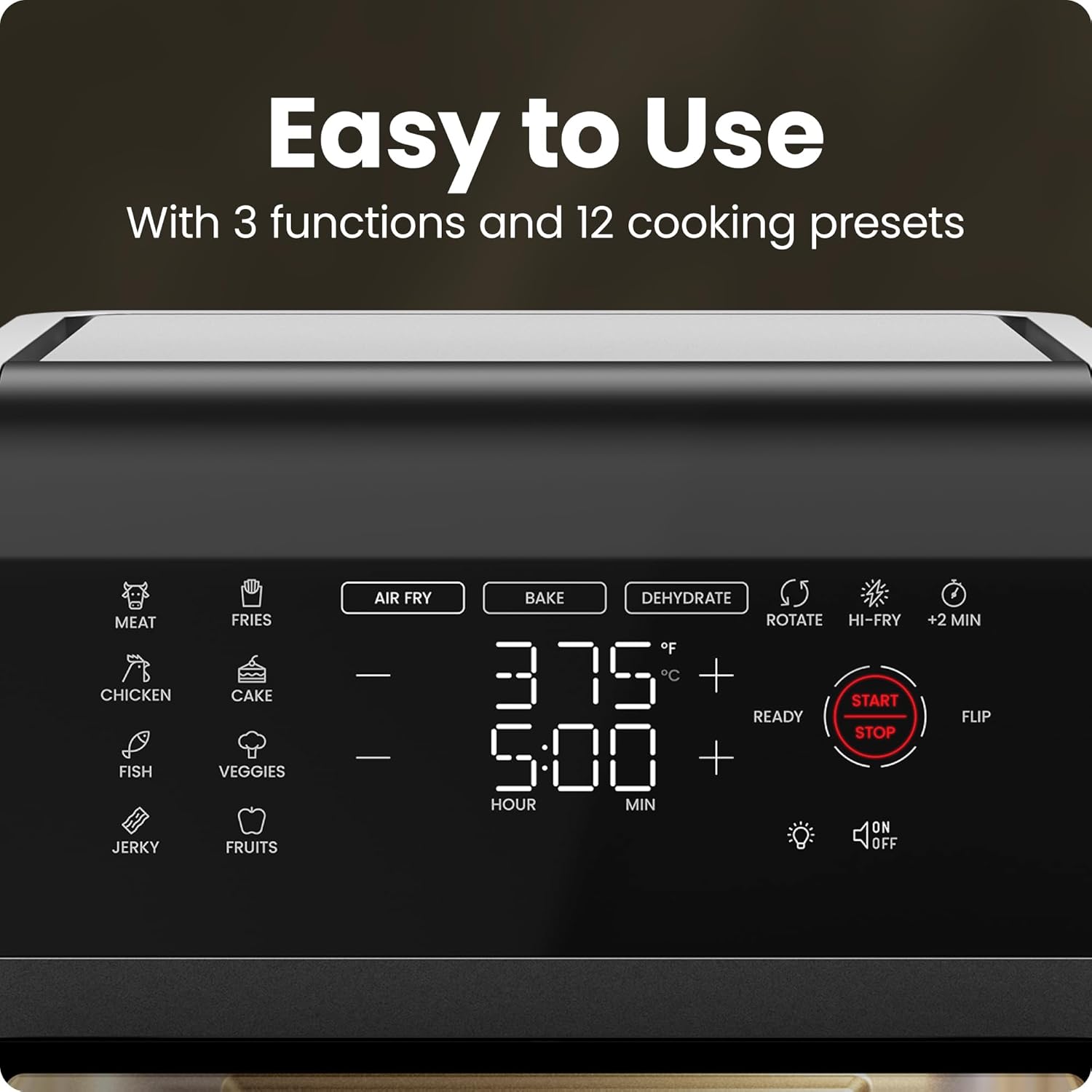 Thumbnail 4 de Chefman 12-Quart 6-in-1 Air Fryer Oven