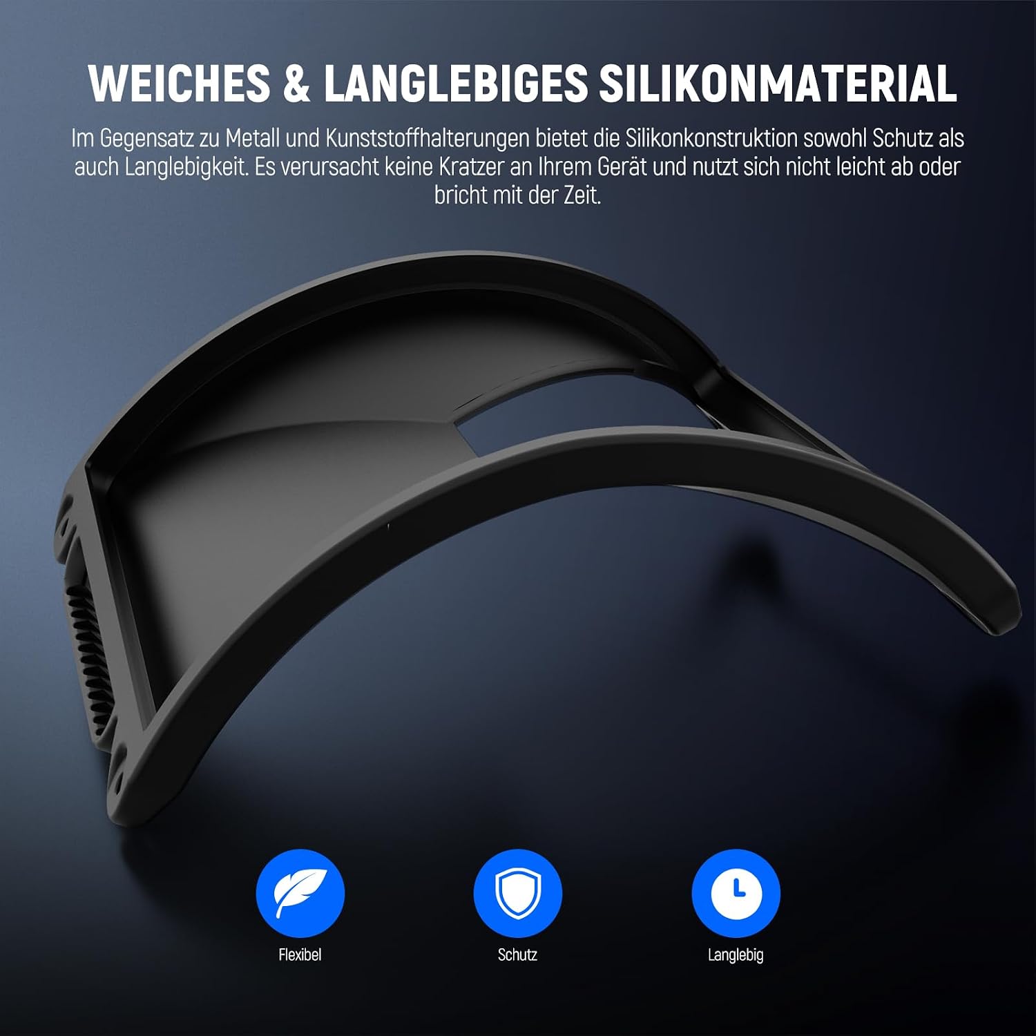 Detalle de NEEWER ST91 Saugnapfhalterung Auto 2-in-1 Schutzhülle für Starlink Mini