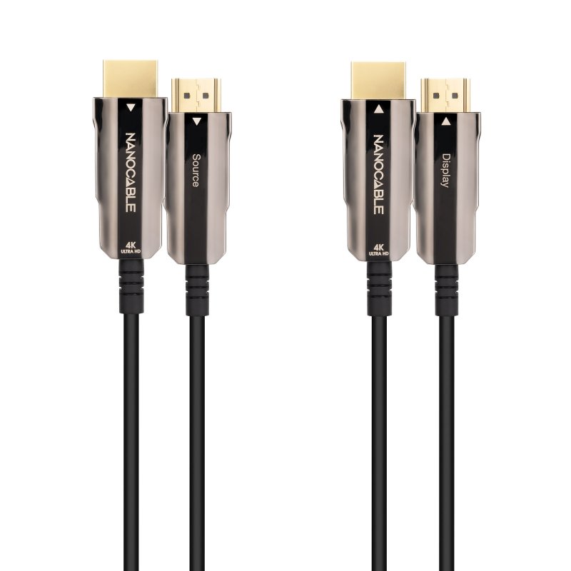 Detalle 2 de Nanocable Cable HDMI 2.0 AOC 4K 20 m Negro