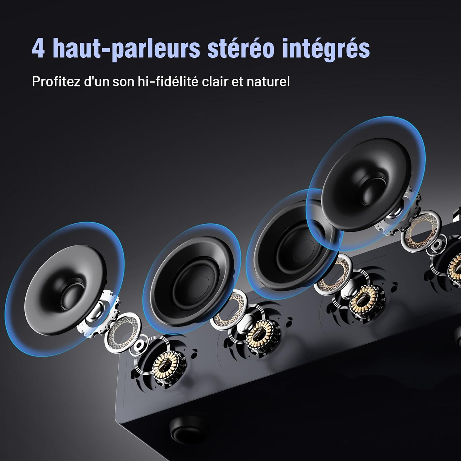 Thumbnail 4 de 1 BY ONE Tourne-Disque 33/45 RPM