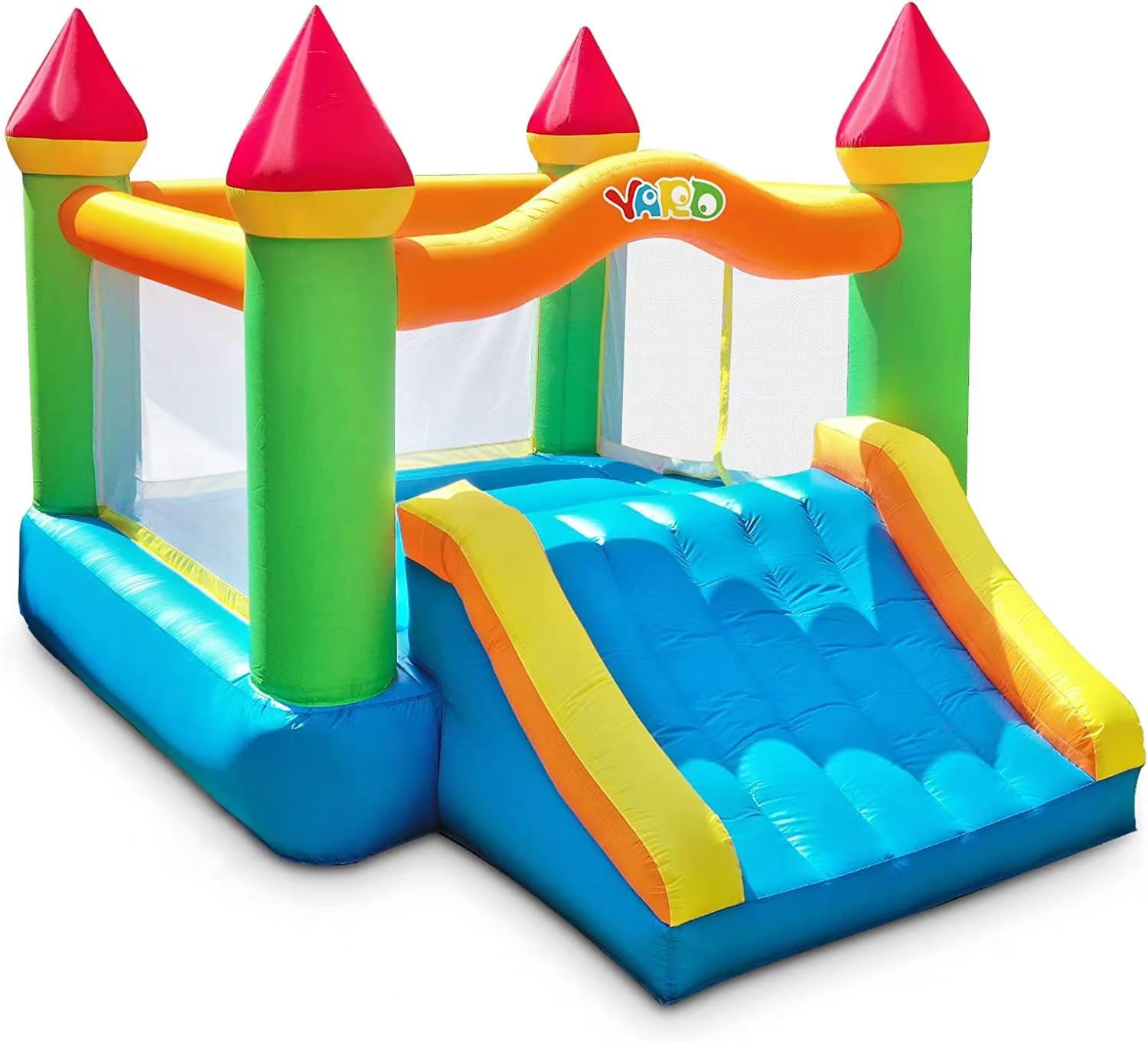 YARD Bounce House with Slide — 12x9x8 ft Inflatable Bouncer for Kids