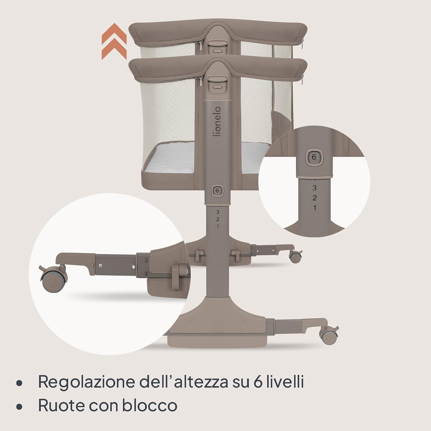 Thumbnail 6 de Lionelo Pari Culla Co Sleeping Fianco Letto 3 in 1: comfort, versatilità e praticità