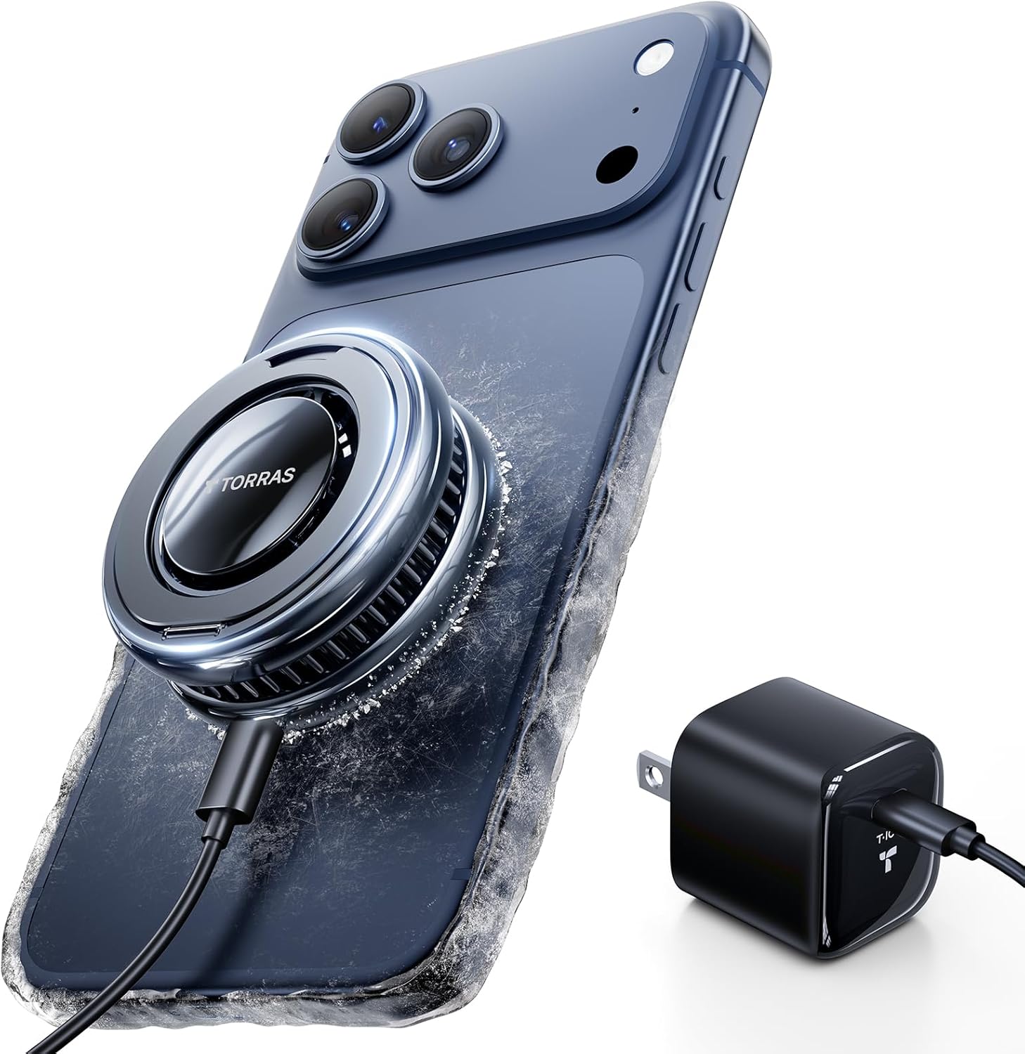 Detalle de TORRAS PolarCircle Qi2.2 25W Magnetic Wireless Charger
