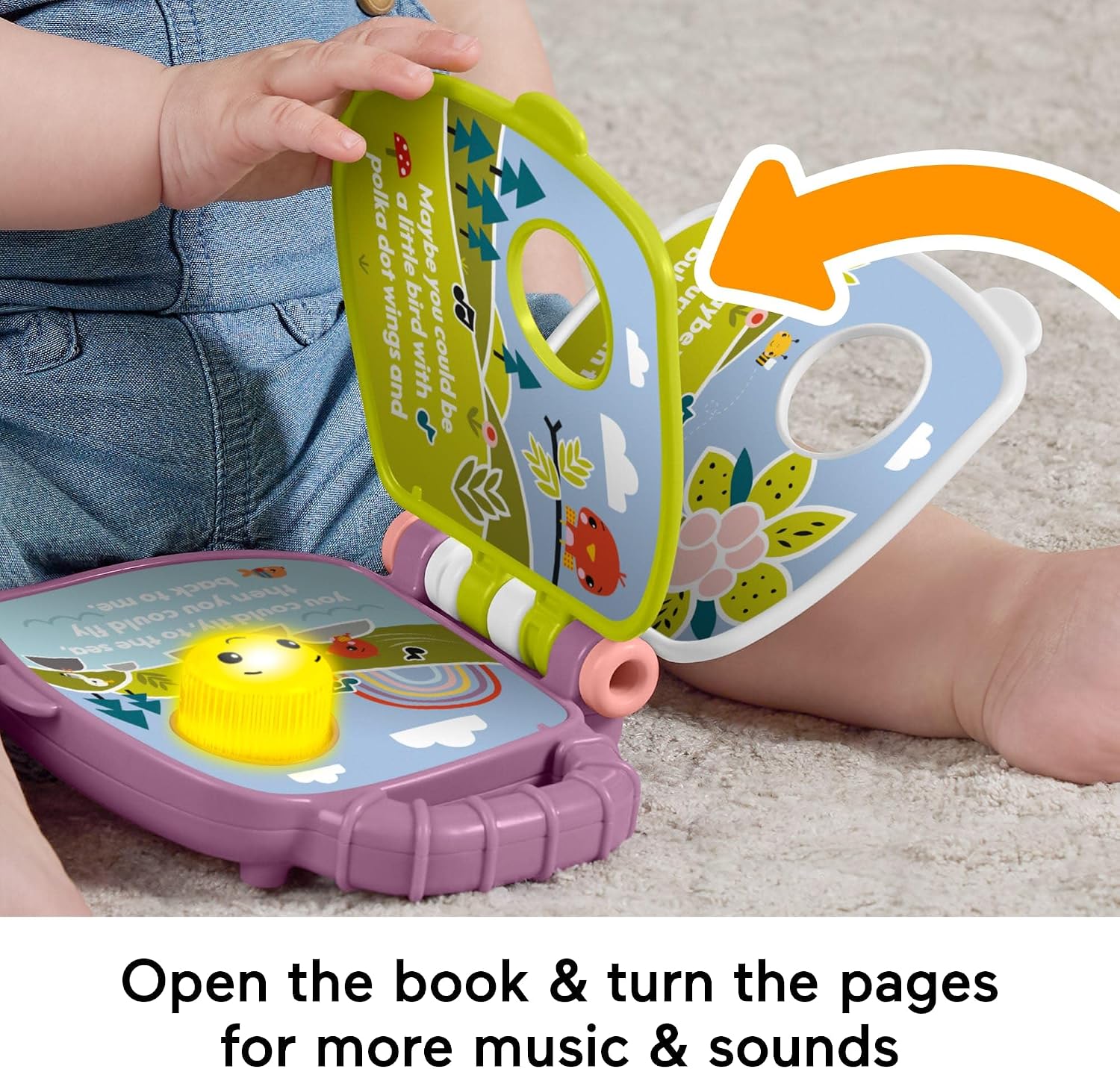 Thumbnail 3 de Fisher-Price Purple Monkey Musical Storybook