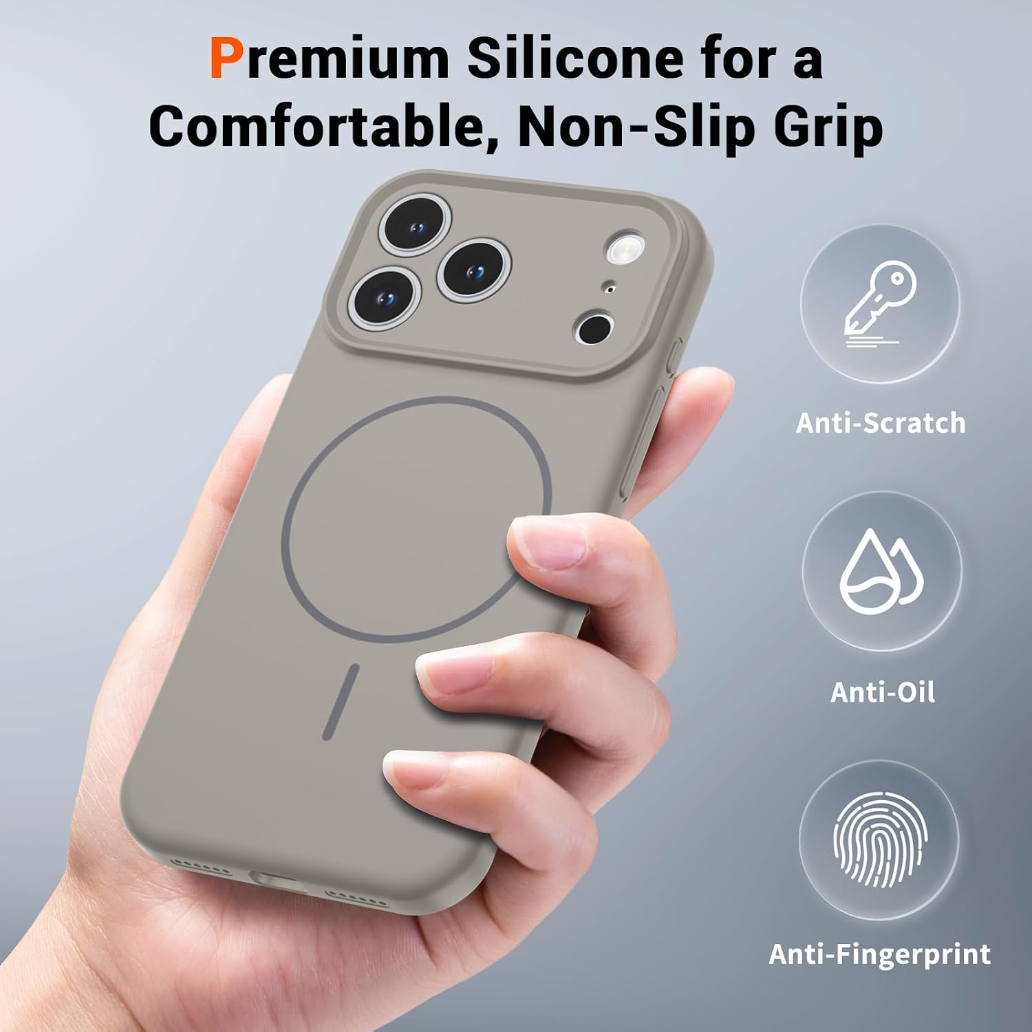 Thumbnail 6 de SUPFINE Magnetic Case for iPhone 17 Pro (6.3") with MagSafe, Full Camera Protection & Screen Protector