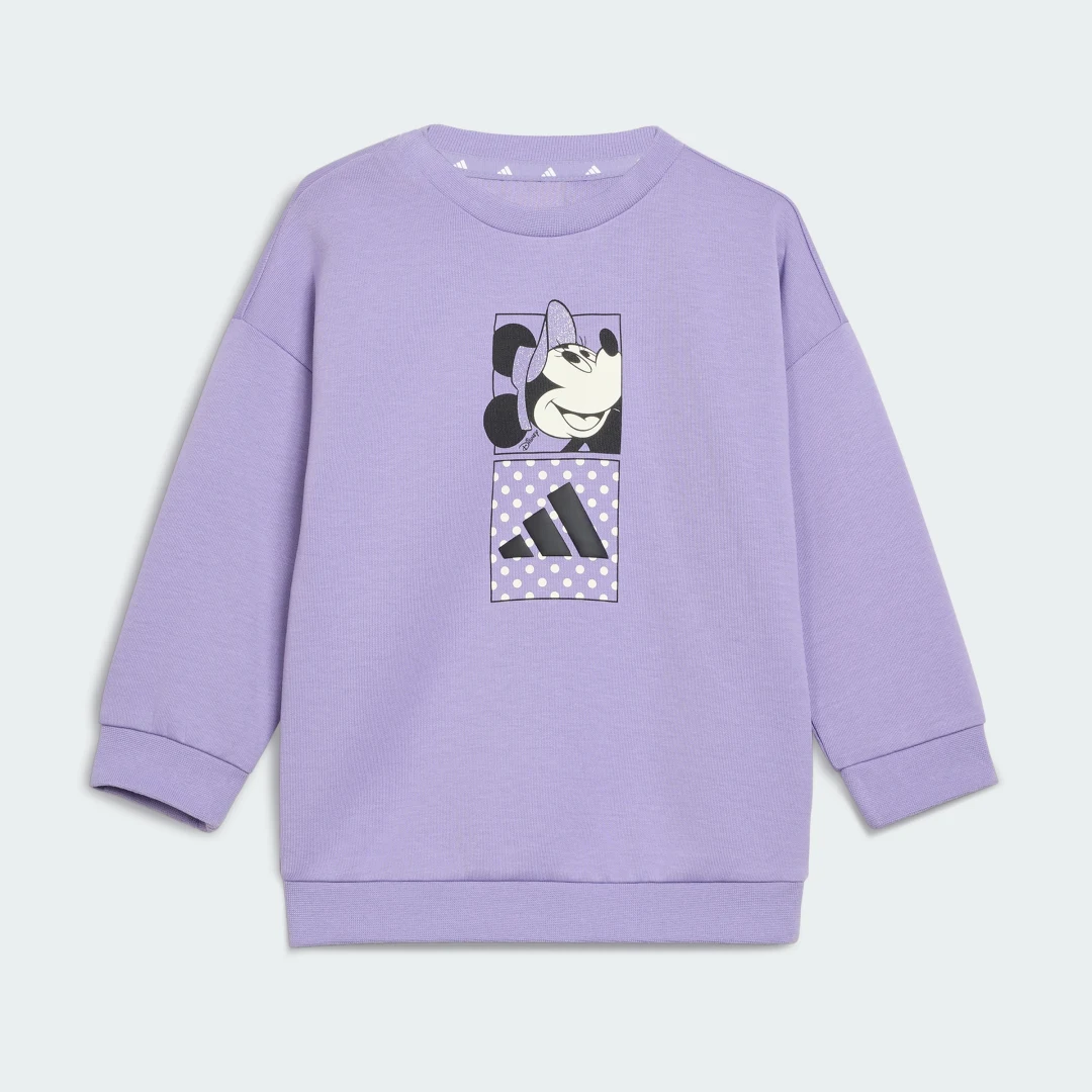 Detalle 2 de Conjunto con Camiseta Adidas Disney Minnie Mouse – color violeta