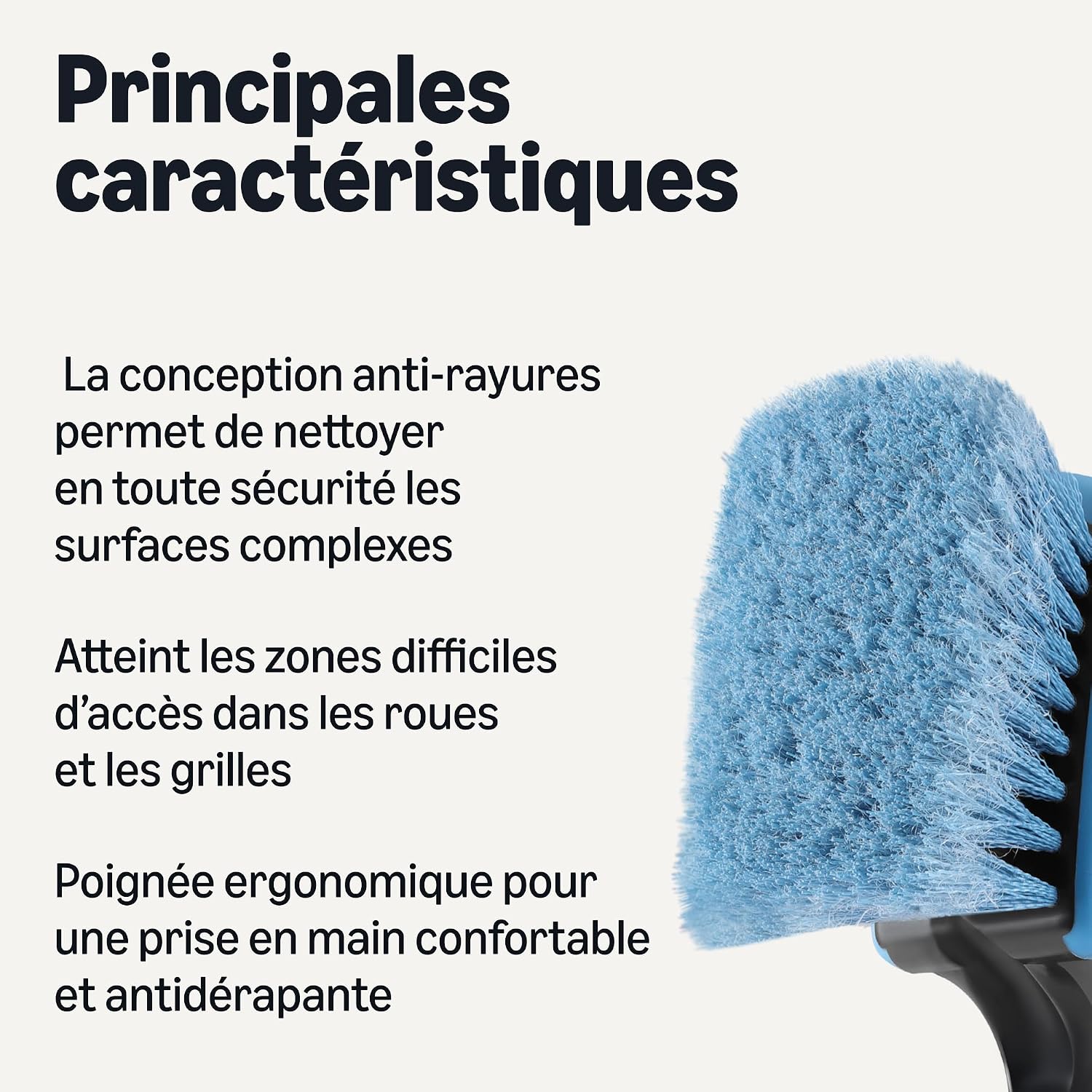 Thumbnail 1 de Amazon Basics Brosse pour jantes – nettoyage en douceur des roues et surfaces difficiles