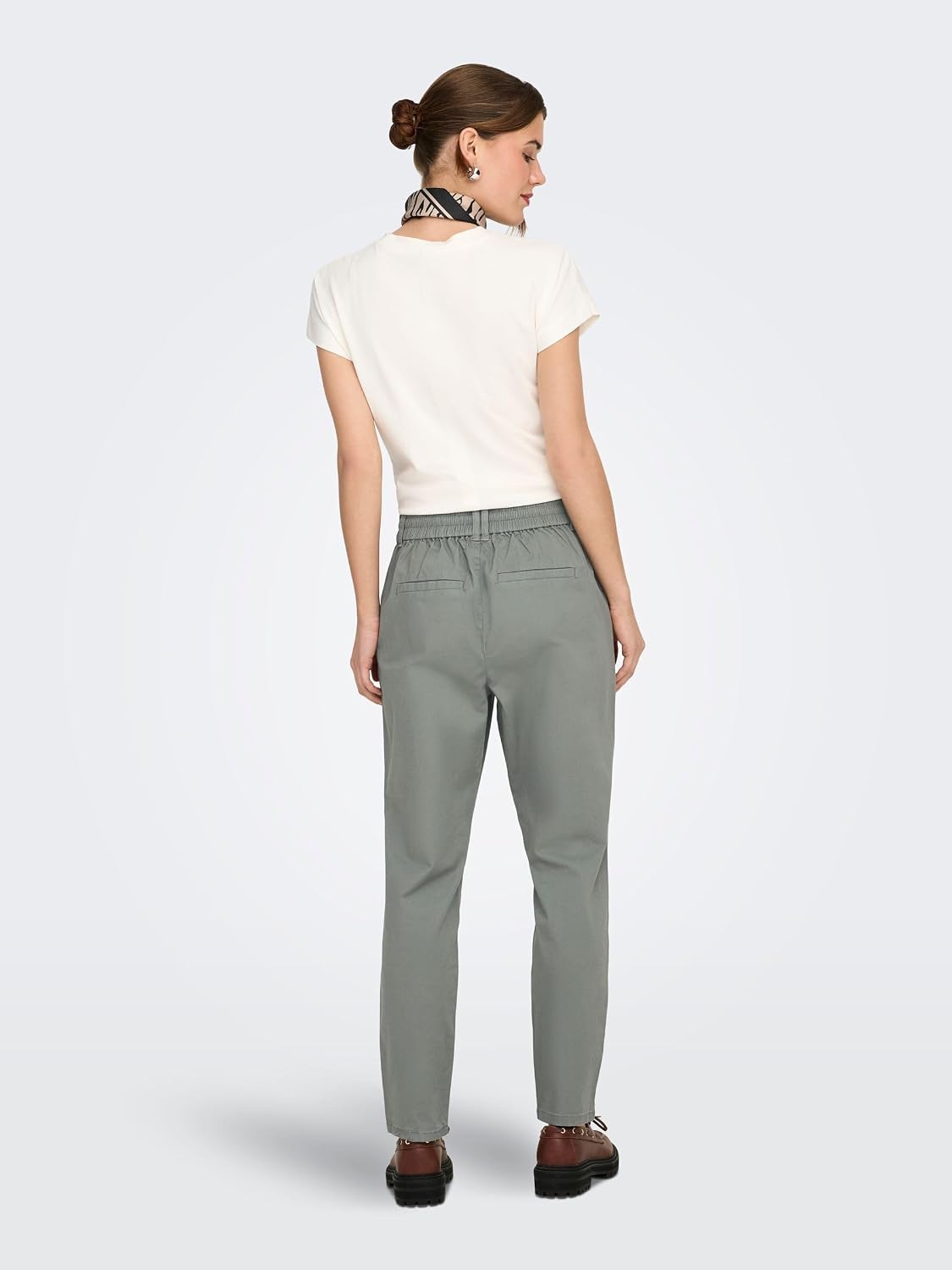 Detalle de Only Onlpoptrash Biana MW Easy Pant CC Pnt Donna – Pantaloni dal taglio normale