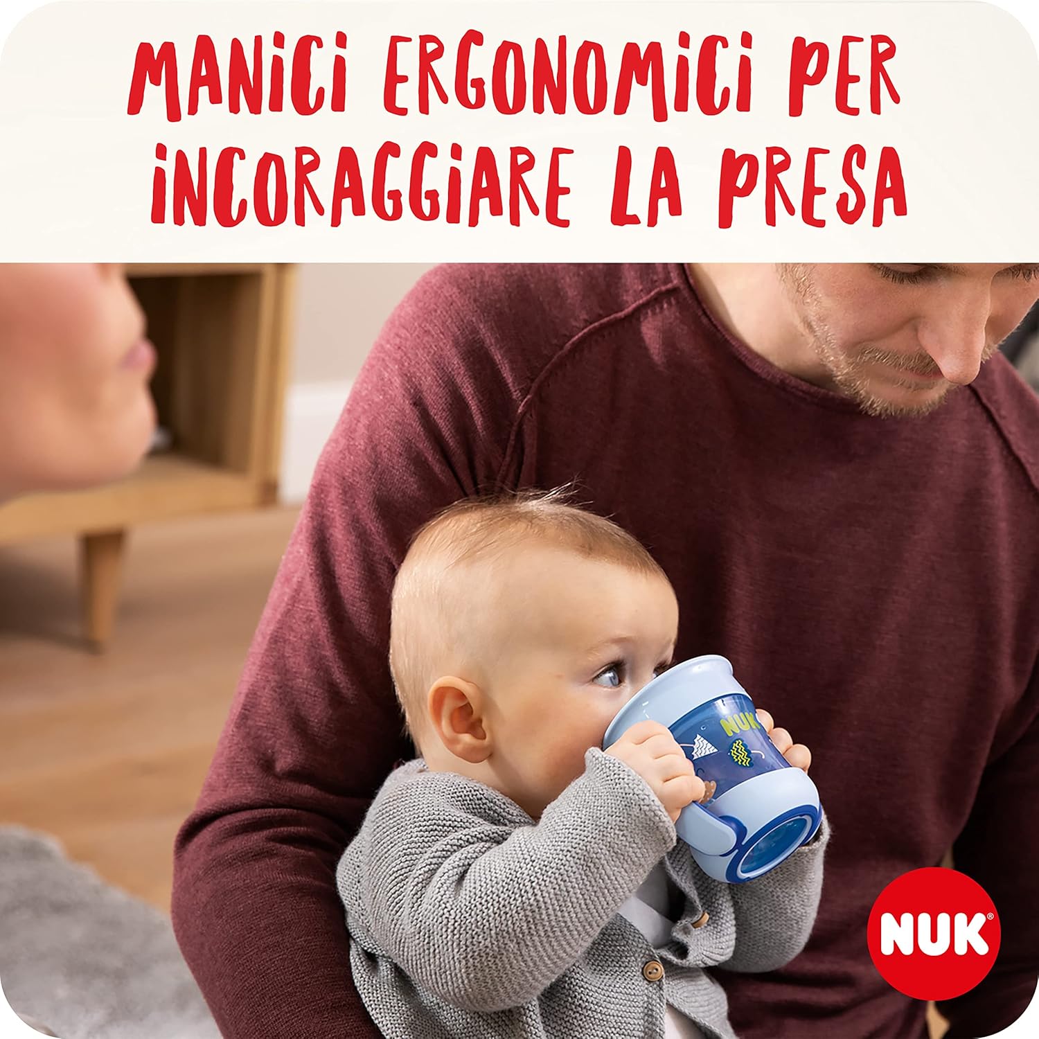 Detalle de NUK Mini Magic Cup bicchiere antigoccia 160 ml 🍶