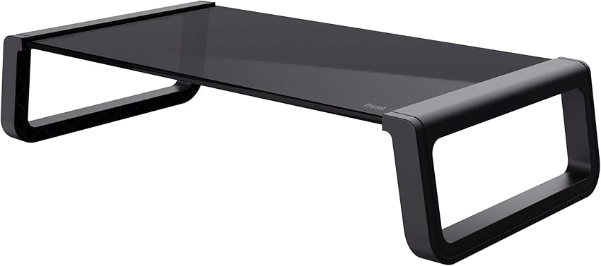 Detalle de Trust Monta Soporte Monitor de Cristal Templado - Negro 🖥