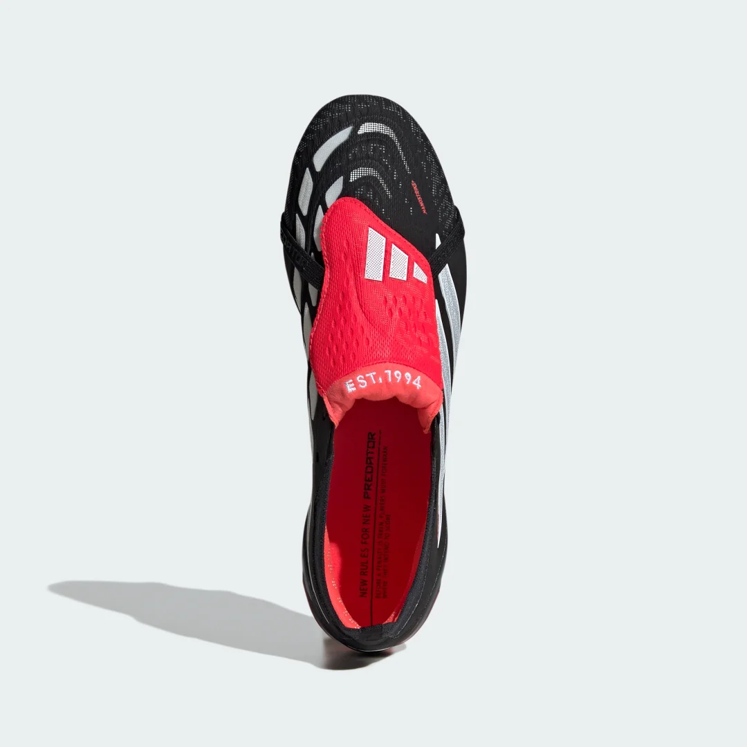 Detalle de PREDATOR ELITE: Bota de fútbol con lengüeta plegable para césped natural seco de Adidas