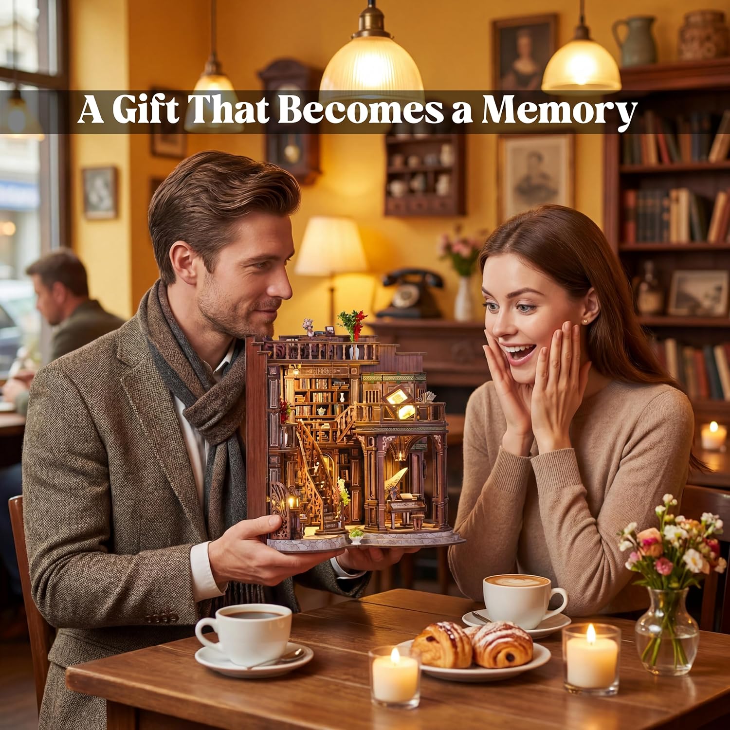 Thumbnail 5 de GLEAMUNO Dreamy Book Hall LED Book Nook Kit