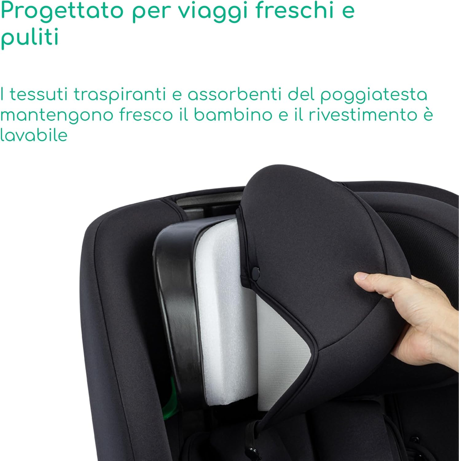 Thumbnail 6 de Bebeconfort Ever i-Safe: seggiolino auto evolutivo 9-36 kg, sicurezza R129 e comfort per crescita dal neonato al bambino