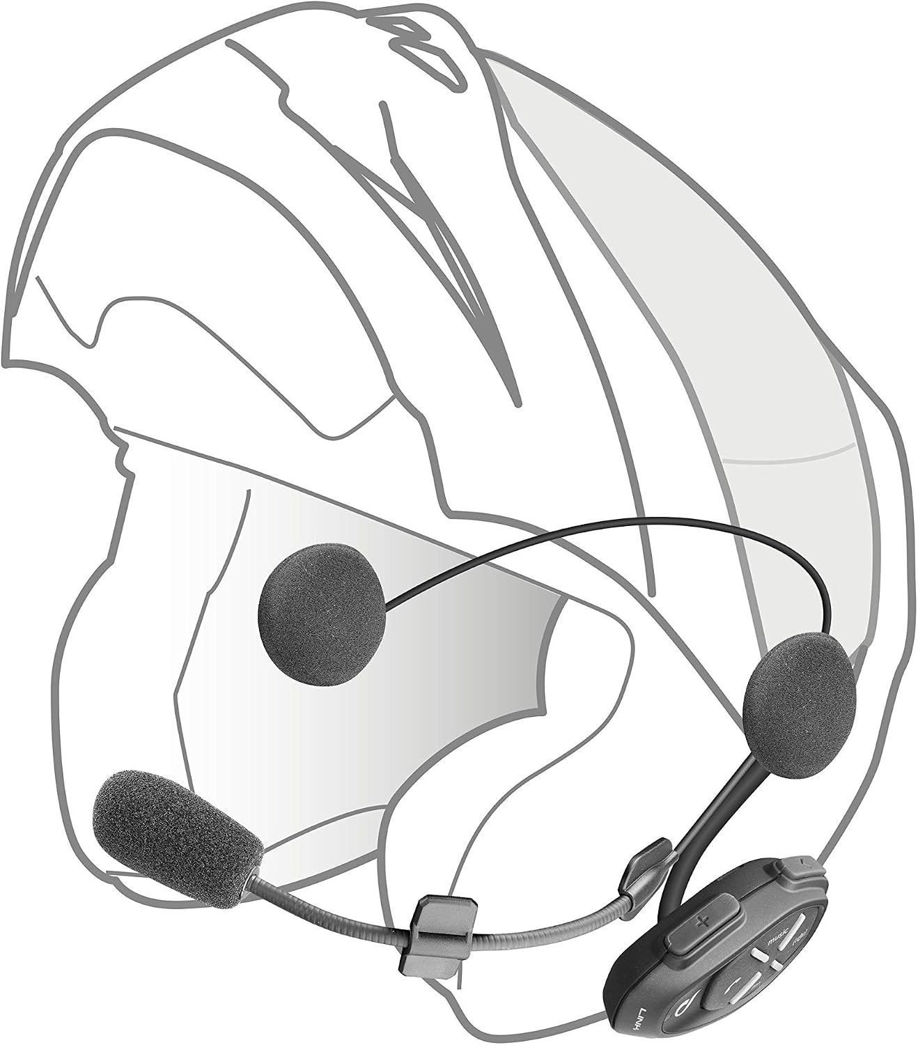 Thumbnail 6 de INTERPHONE Link HD Doble 🚴♂️ Intercom de Casco Moto, GPS, IPX67
