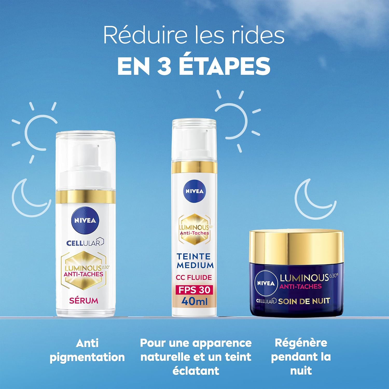 Detalle 2 de NIVEA Luminous 630 CC Fluide 40 ml