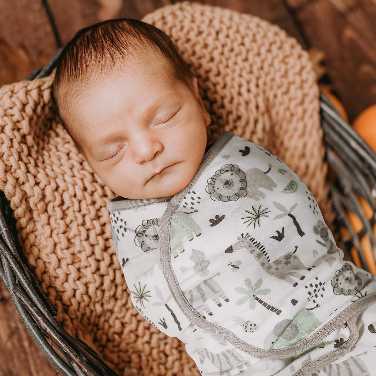 Thumbnail 3 de GLLQUEN BABY 0–3 Months Baby Swaddle Wraps (Oeko-tex100) – 3 Pack, Organic Cotton Swaddling Blankets