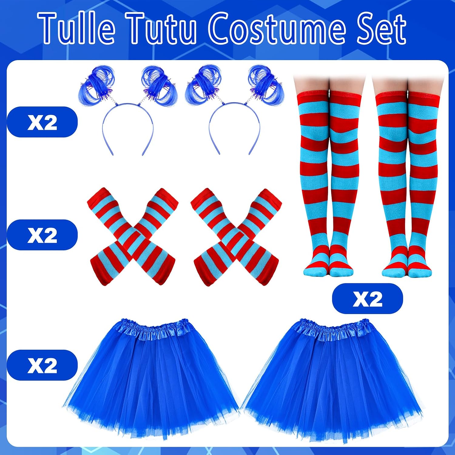 Detalle de Mototo Costume Accessories Set, Tulle