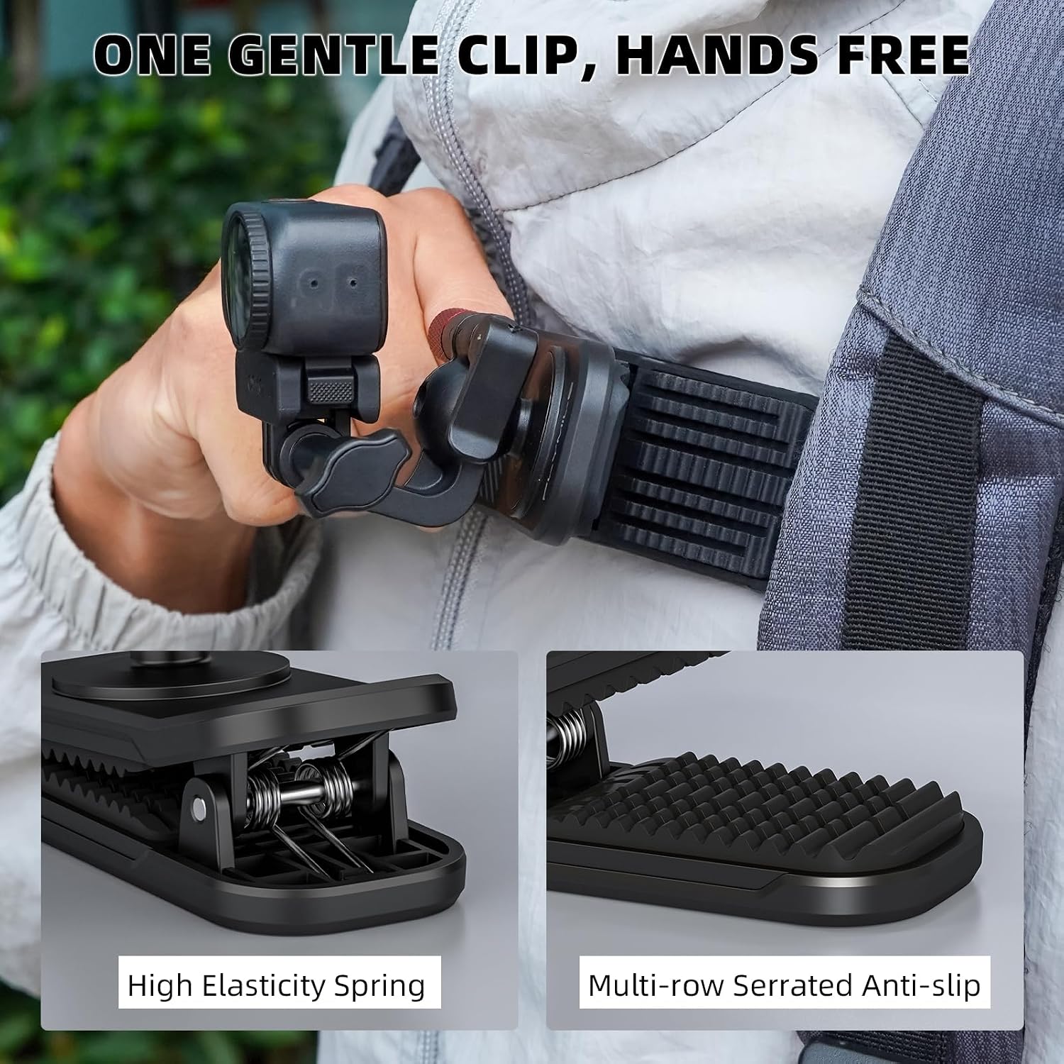 Thumbnail 6 de Backpack Clip Magnetic Mount for DJI Osmo Action and Action Cam Ecosystem
