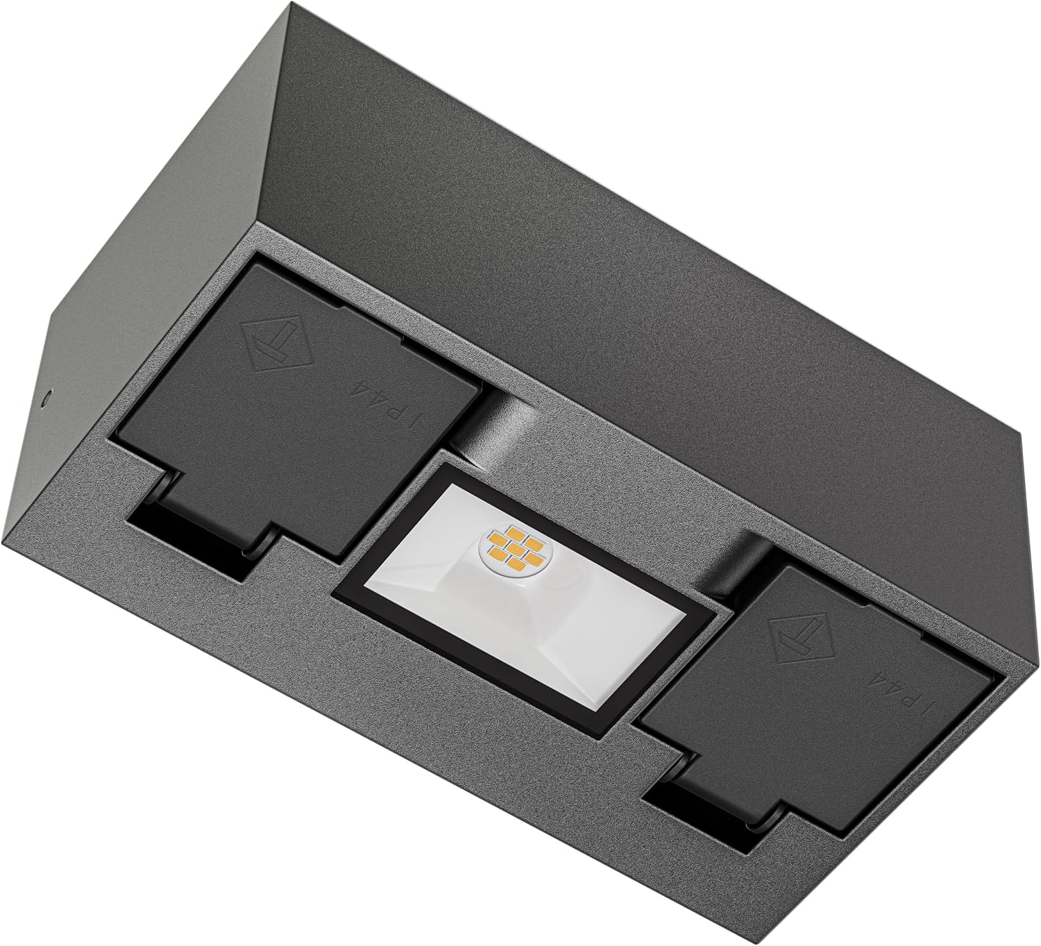 Detalle de ledscom.de Presa a muro WAST per esterni IP44 con downlight LED 430 lm (antracite, bianco caldo) incluse