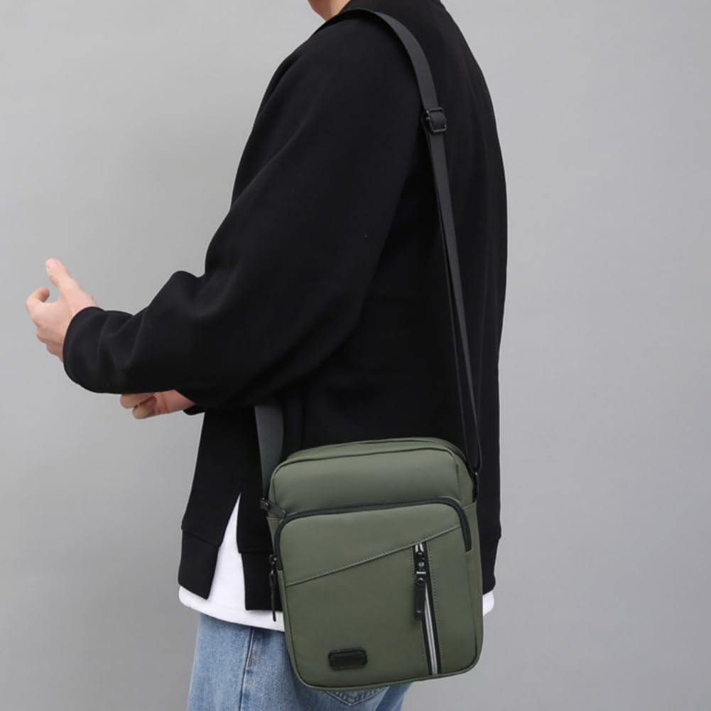 Thumbnail 1 de Aucuu Men's Shoulder Bag Crossbody: Lightweight, Waterproof Everyday Messenger