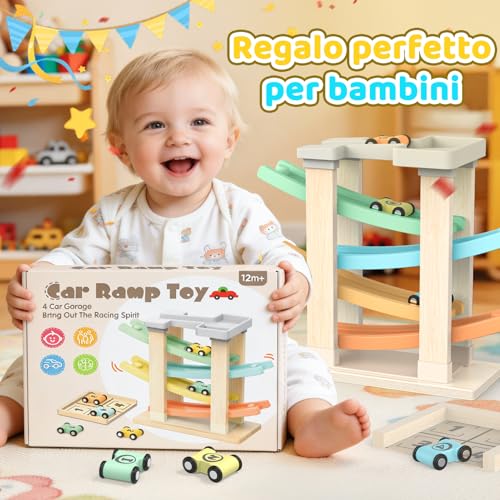 Thumbnail 6 de Toyzey pista per macchinine in legno