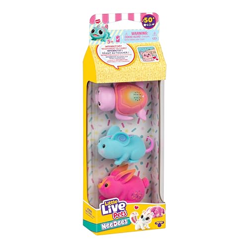 Detalle 2 de Little Live Pets Serie Gominolas NeeDees interactiva, 13 unidades