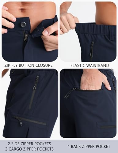 Detalle 2 de APTRo Mens Cargo Hiking Shorts: Lightweight, Durable and Practical for Outdoor Ready-to-Wear