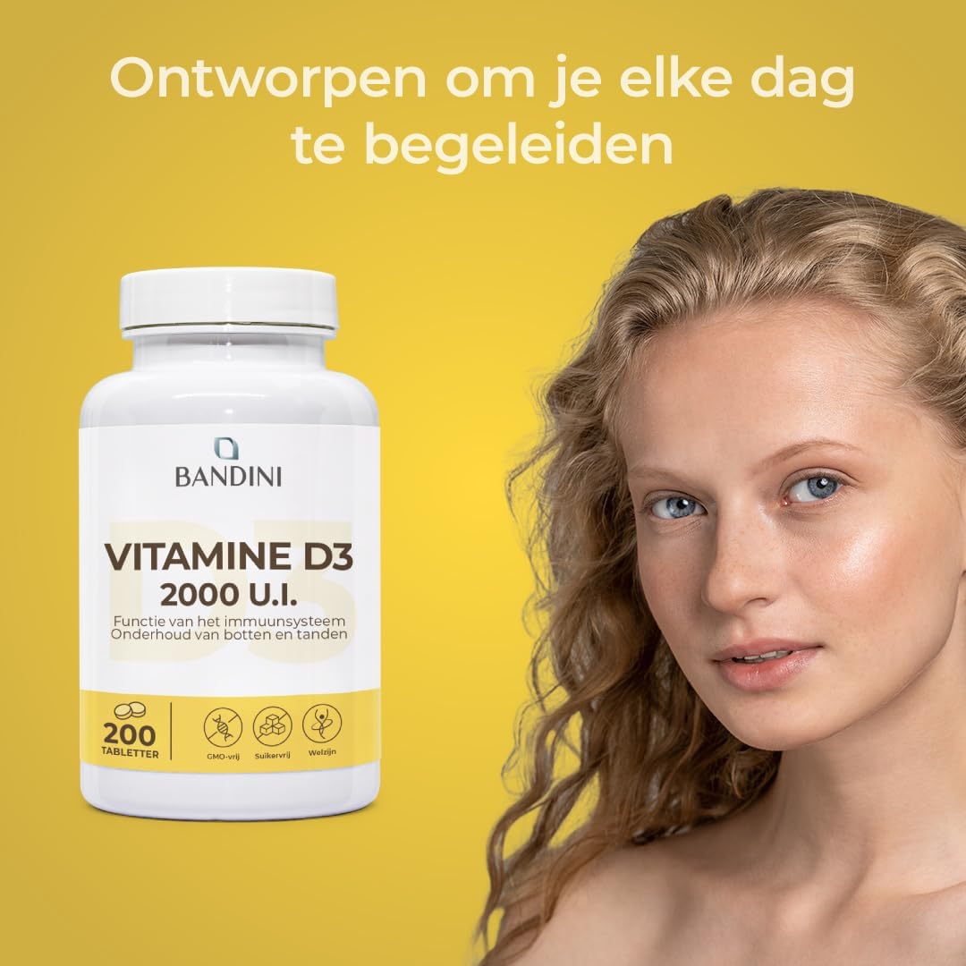 Thumbnail 2 de BANDINI Vitamine D3-tabletten 50 mcg, 2000 IE per tablet