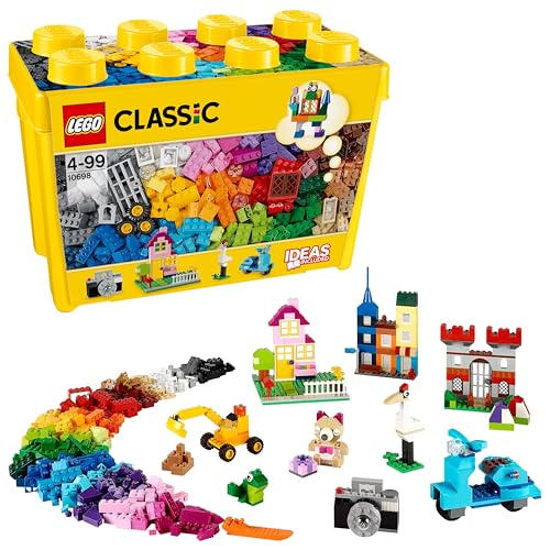 Detalle de LEGO Classic La Boîte de Briques Créatives Deluxe – Jeu Créatif avec Espace de Rangement (10698)