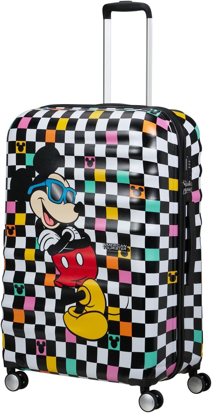 Thumbnail 2 de American Tourister Wavebreaker Disney Mickey Mouse Medium Hardshell Suitcase (67 cm) – Travel Spinner with TSA Lock